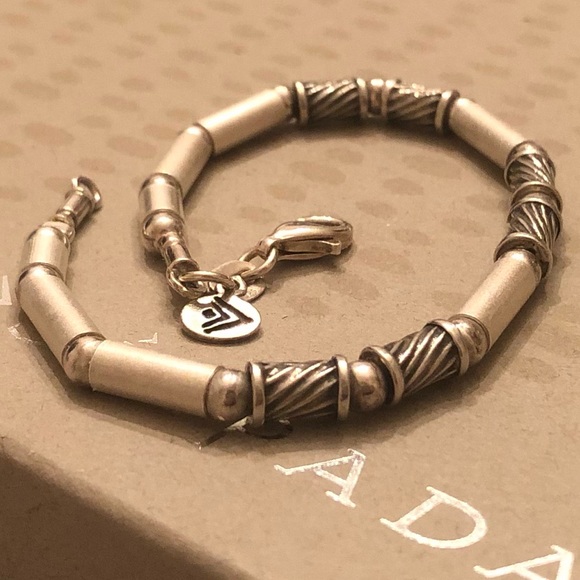 Silpada Jewelry - Vintage Silpada Polished and Matte Sterling Silver Bracelet B0477